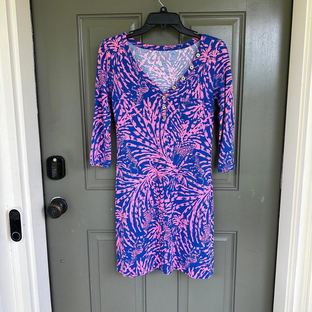 Lilly Pulitzer Palmetto Dress Zebra XS‎